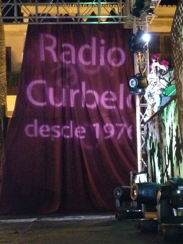 Montaje de sonido e iluminación de Radio Curbelo